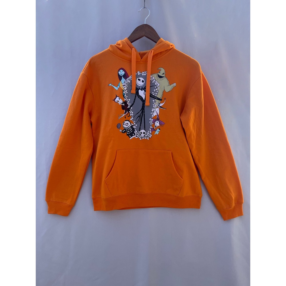 Disney Nightmare Before Christmas Orange Hoodie Jack Skellington Unisex L